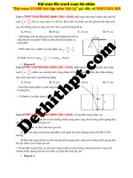 22 câu KHÚC xạ ÁNH SÁNG từ đề các TRƯỜNG THPT CHUYÊN image marked image marked 