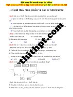 52 câu hỏi trắc nghiệm chương hệ sinh thái, sinh quyên và bảo vệ môi trường   megabook   file word có lời giải chi tiết image marked image marked 