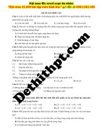 39 bài tập trắc nghiệm chương quần xã sinh vật   GV trần thanh thảo   file word có lời giải chi tiết image marked image marked 