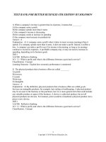 Test bank for better business 4th edition by solomon 