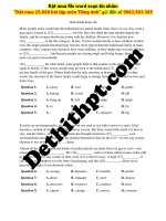 20 bài hoàn thành đoạn văn thầy HIếu   hocmai   file word có lời giải chi tiết image marked image marked 