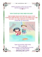 sáng kiến kinh nghiệm trò chơi dân gian cho trẻ làm quen môi trường xung quanh