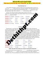 70 câu trắc nghiệm hoàn thành đoạn văn đề mega   file word có lời giải chi tiết image marked image marked 