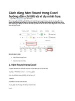 Cách dùng hàm round trong excel hướng dẫn chi tiết và ví dụ minh họa