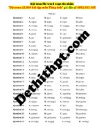 30 câu phát âm thầy hiếu   hocmai   file word có lời giải chi tiết image marked image marked 