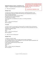 Test bank for multinational business finance 12th edition by eiteman 