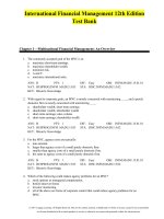 International financial management 12th edition test bank 