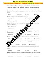 34 câu trắc nghiệm từ đồng nghĩa   gv nguyễn quỳnh trang   file word có lời giải chi tiết image marked image marked 