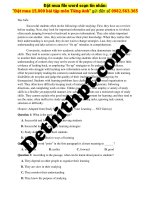 21 bài đọc hiểu cô nguyễn phương   file word có lời giải chi tiết image marked image marked 