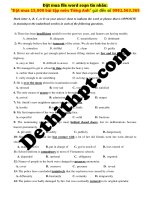 68 câu trắc nghiệm từ trái nghĩa   các trường chuyên   file word có lời giải chi tiết image marked image marked 