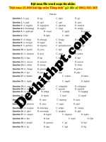 40 câu phát âm thầy bùi văn vinh   file word có lời giải chi tiết image marked image marked 