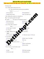 30 câu trắc nghiệm hỏi giao tiếp cô hương fiona   hocmai   file word có lời giải chi tiết image marked image marked 