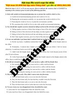 163 câu trắc nghiệm câu đồng nghĩa   các trường chuyên   file word có lời giải chi tiết image marked image marked 