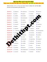 37 câu trắc nghiệm trọng âm   gv nguyễn quỳnh trang   file word có lời giải chi tiết image marked image marked 