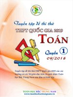 Tuyển tập đề thi thử THPT quốc gia 2019