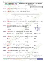 Giải chi tiết đề tham khảo kì thi THPTQG 2019 môn toán