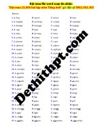 28 câu trắc nghiệm phát âm đề mega   file word có lời giải chi tiết image marked image marked 