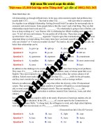 75 câu trắc nghiệm hoàn thành đoạn văn cô hương fiona   hocmai   file word có lời giải chi tiết image marked image marked 