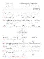 Đề thi thử THPTQG năm 2019  Môn Toán  THPT Sơn Tây  Hà Nội  Lần 1  File word có lời giải chi tiết