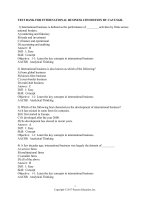 Test bank for international business 4th edition by cavusgil 