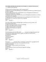 Test bank for digital business networks 1st edition by dooley 