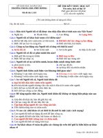 câu hỏi trắc nghiệm lịch sử lớp 10