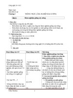 GIÁO ÁN CỒNG NGHỆ 10 HKI