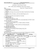 Giáo án công nghệ 11 theo phương pháp đổi mới