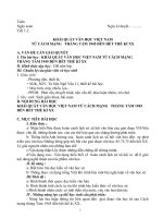 Giáo án cả năm lớp 12 môn Ngữ Văn