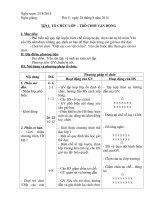 giáo án thể dục lớp 1 cả năm đầy đủ 4 cột theo chuẩn giáo án mới