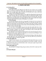 SKKN giáo dục ý thức giữ gìn vệ sinh an toàn thực phẩm qua giảng dạy nấu ăn công nghệ 9