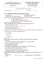 câu hỏi trắc nghiệm lịch sử 10