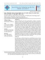 sử dụng bùn thải từ hệ thống xử lý nước thải nhà máy sản xuất bia trong ủ phân hữu cơ