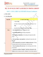 DAY 2   UNIT 2 HIỆN tại TIẾP DIỄN (present continuous)