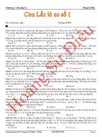 CON LẮC LÒ XO SỐ 1 LỚP 12