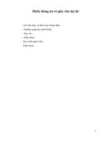 dạy học tích hợp môn địa lý lớp 12 giải A tỉnh