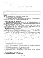 Bài thu hoạch BDTX HK1 2018 2019 MO ĐUN THPT 6 và MO ĐUN THPT 6