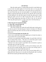 Phân cấp, phân quyền quản trị  lý luận và thực tiễn ở việt nam hiện nay 