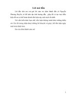 Tiểu luận phát triển chương trình giáo dục