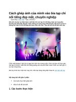 Cách ghép ảnh của mình vào bìa tạp chí nổi tiếng đẹp mắt