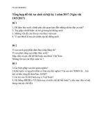 Tổng hợp đề thi an sinh xã hội kỳ 1 năm 2017 