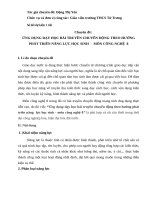 ỨNG DỤNG DẠY HỌC BÀI TRUYỀN CHUYỂN ĐỘNG THEO HƯỚNG PHÁT TRIỂN NĂNG LỰC HỌC SINH    MÔN CÔNG NGHỆ  8