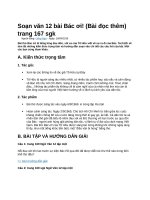 Soạn văn 12 bài bác ơi