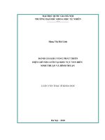 Đánh giá khả năng phát triển điện gió nối lưới tại khu vực ven biển ninh thuận và bình thuận 