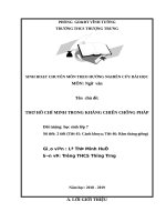 THƠ HỒ CHÍ MINH TRONG KHÁNG CHIẾN CHỐNG PHÁP