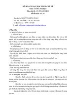 KẾ HOẠCH DẠY HỌC THEO CHỦ ĐỀ MÔN: CÔNG NGHỆ 8 Tên chủ đề: AN TOÀN ĐIỆN