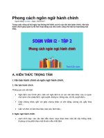 Phong cách ngôn ngữ hành chính