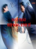 SOẠN THẢO HỢP ĐỒNG KINH tế
