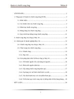 Quản trị chuỗi cung ứng cho công ty may 10 