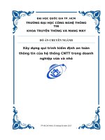 NGHIÊN CỨU XÂY DỰNG TRIỂN KHAI CÔNG CỤ Nessus, OpenVAS , DÒ QUÉT PHÁT HIỆN QUẢN LÝ LỖ HỖNG